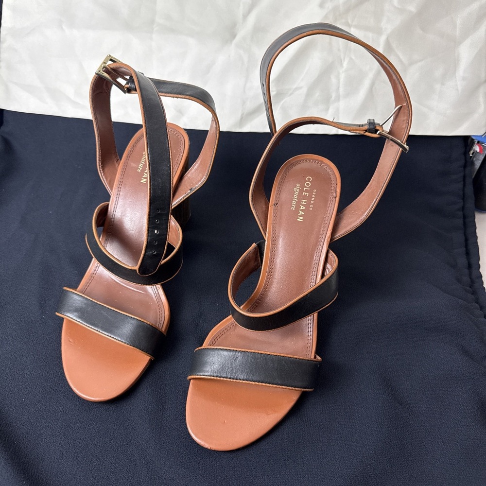 Cole Haan Signature Grand OS Strappy Heels / Shoes Size 9.5 B